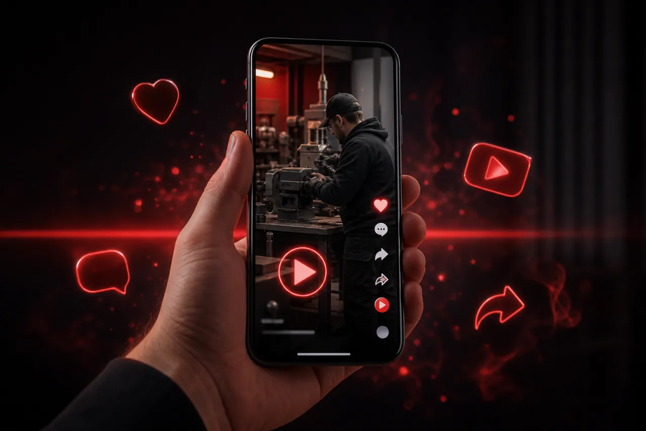 Rolki na Facebooku i TikToku - krótkie wideo z produkcji budujące zasięg firmy